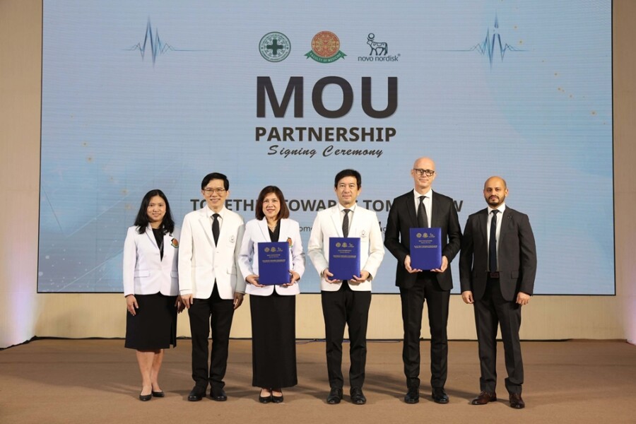 โรงพยาบาลธรรมศาสตร์ฯ – คณะแพทย์ มธ. จับมือ โนโว นอร์ดิสค์ ลงนาม MOU ขยายงานวิจัยทางคลินิก รับมือโรคหัวใจ–หลอดเลือด และโรคเมแทบอลิก เพื่อลดภาระสุขภาพคนไทย