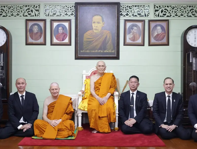 ดร. ฮาราลด์ ลิงค์ เข้าพิธีอุปสมบท ได้รับฉายา “วรญาโณ”  เข้าเฝ้าสมเด็จพระสังฆราช ณ วัดราชบพิตร