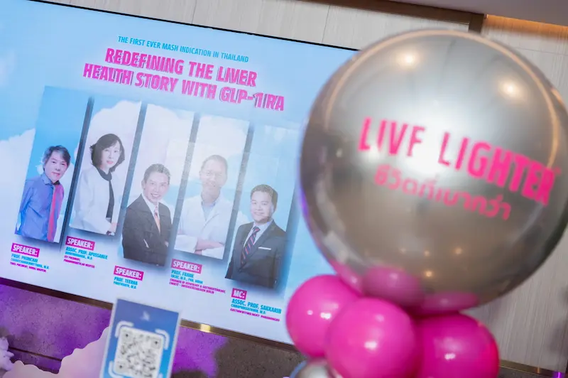 โนโว นอร์ดิสค์ เผยสถิติคนไทยป่วยโรคตับคั่งไขมัน 11.7 ล้านคน มุ่งยกระดับการรักษา MASH และโรคทางเมแทบอลิกในไทย ผ่านเวที ‘Redefining the Liver Health Story with GLP-1 RA’