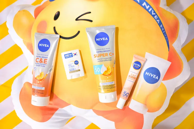 NIVEA ตอกย้ำผู้นำผลิตภัณฑ์กันแดดอันดับ 1 ชูนวัตกรรมที่มากกว่าการปกป้อง ครบทั้งผิวหน้าและผิวกาย ให้คนไทยได้ผิวใส เจิดจ้า ท้าแดด ในซัมเมอร์นี้