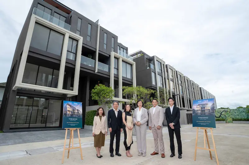 VELTI PROPERTY เปิดตัว “VIMARNO Sukhumvit-Bearing” ทาวน์โฮมหรูมูลค่าโครงการ 500 ลบ. ชูกลยุทธ์ Self-Funding ปลอดหนี้ ผสาน DNA โรงแรมหรู-นวัตกรรมรักษ์โลก ผนึก LPP เจาะตลาด Ed-Estate ย่านแบริ่ง